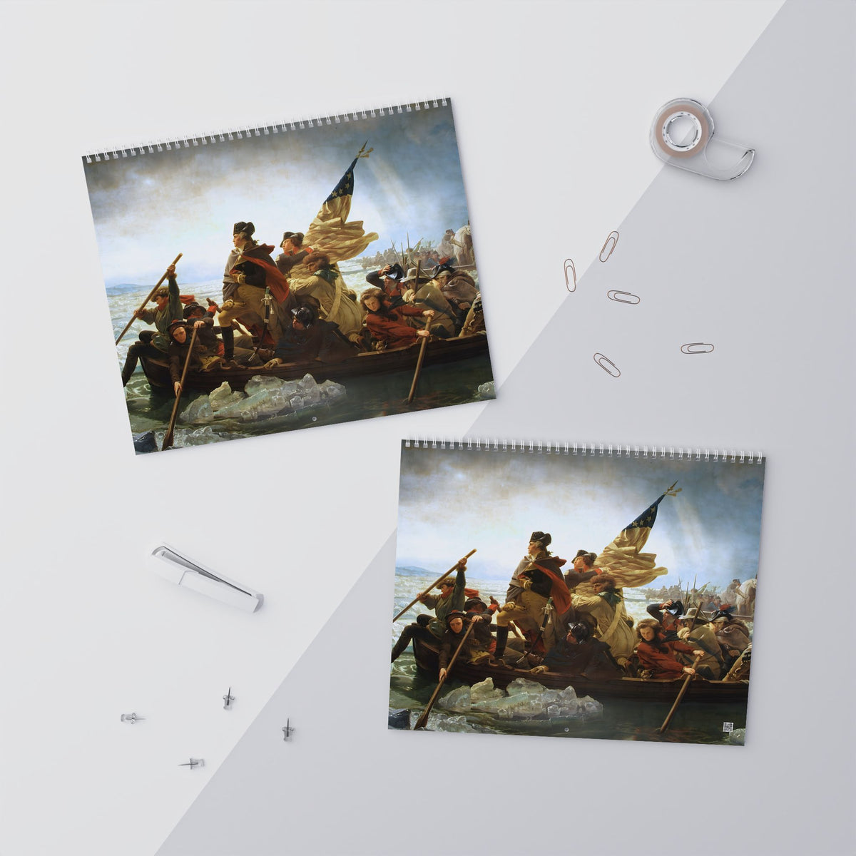 Historical Paintings Wall Calendar 2027 — American Revolution Art Calendar