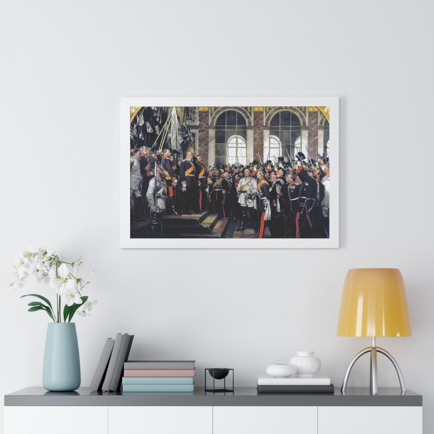 Proclamation of the German Empire Framed Painting Poster