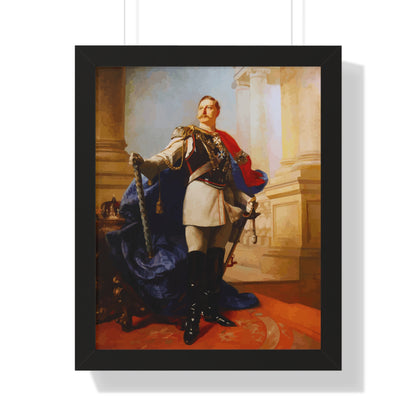 Kaiser Wilhelm II Framed Painting Poster