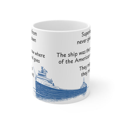 SS Edmund Fitzgerald Mug