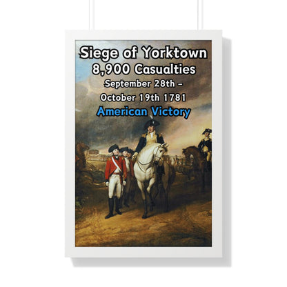 Siege of Yorktown Framed Poster