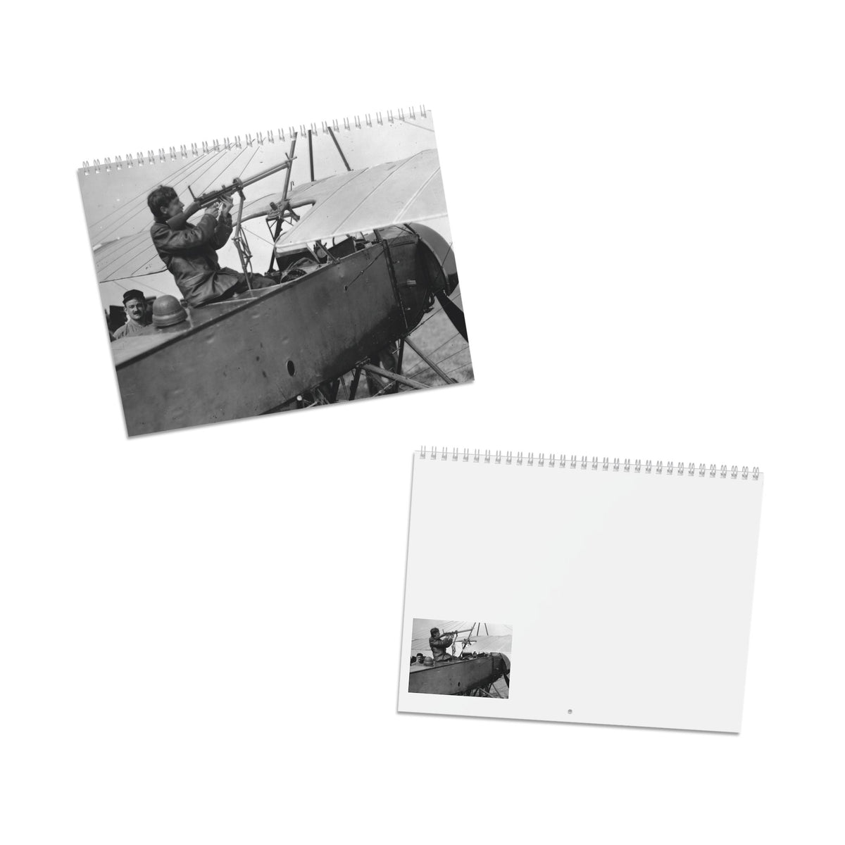 Historical Military Photo Wall Calendar 2027 — WWI Vintage Aviation & Officers