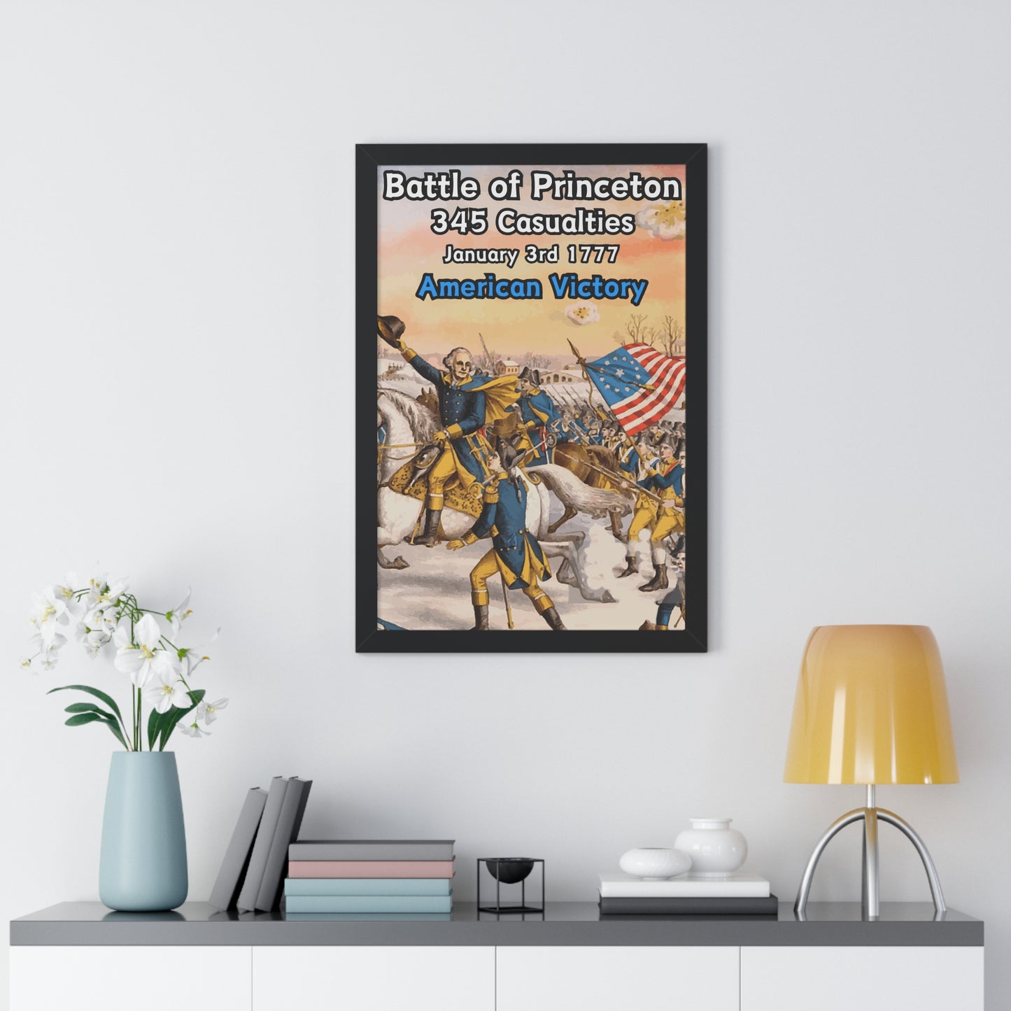 Battle of Princeton Framed Poster