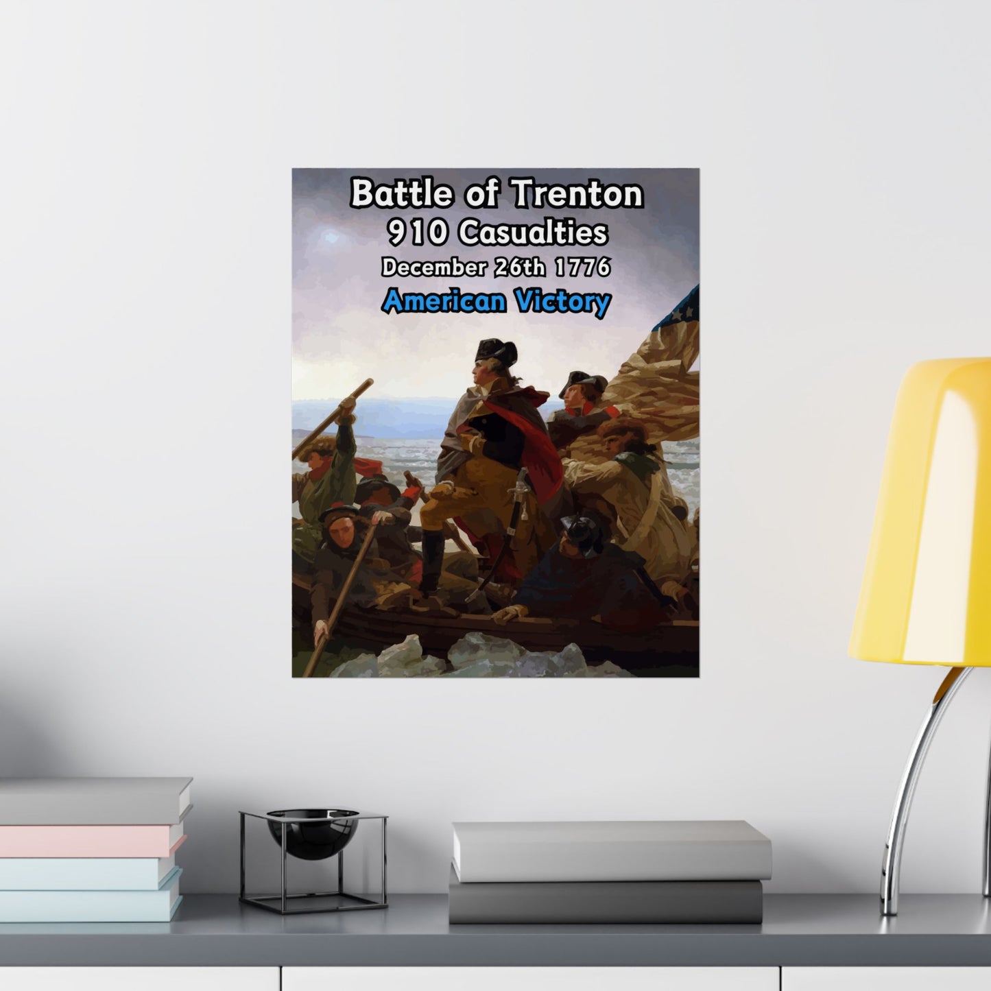 Battle of Trenton Vertical Matte Poster