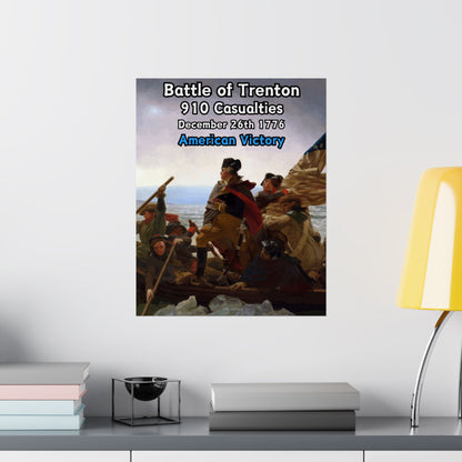 Battle of Trenton Vertical Matte Poster