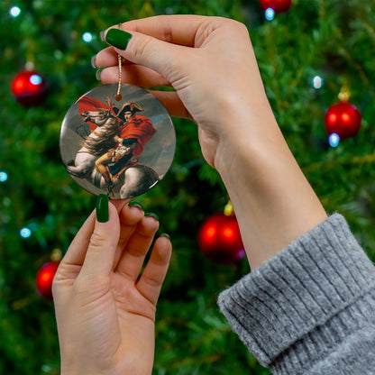 Napoleon Bonaparte Crossing the Alps Ornament