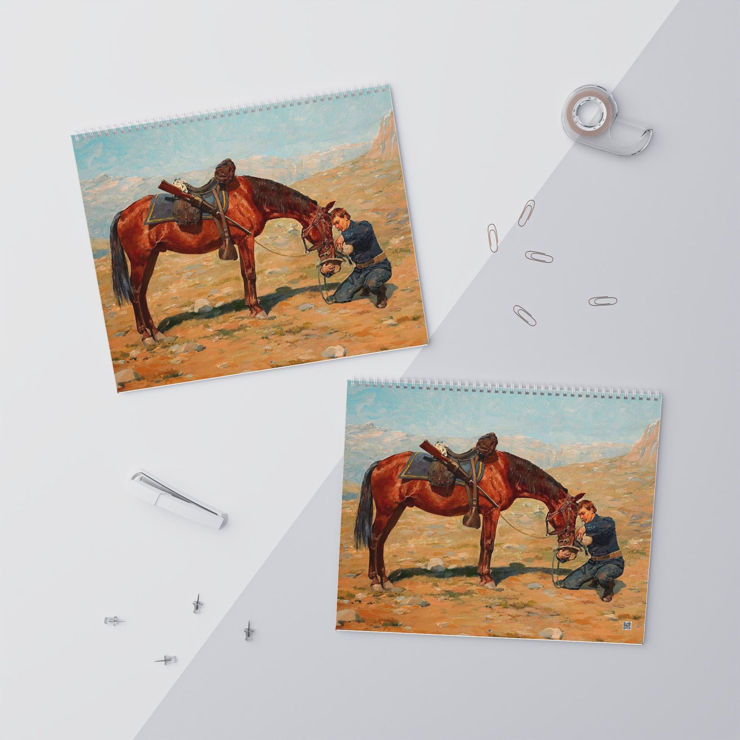 American Western Painting 2025 Calendar