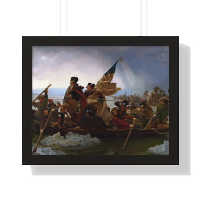 George Washington Crossing the Delaware Framed Painting Poster