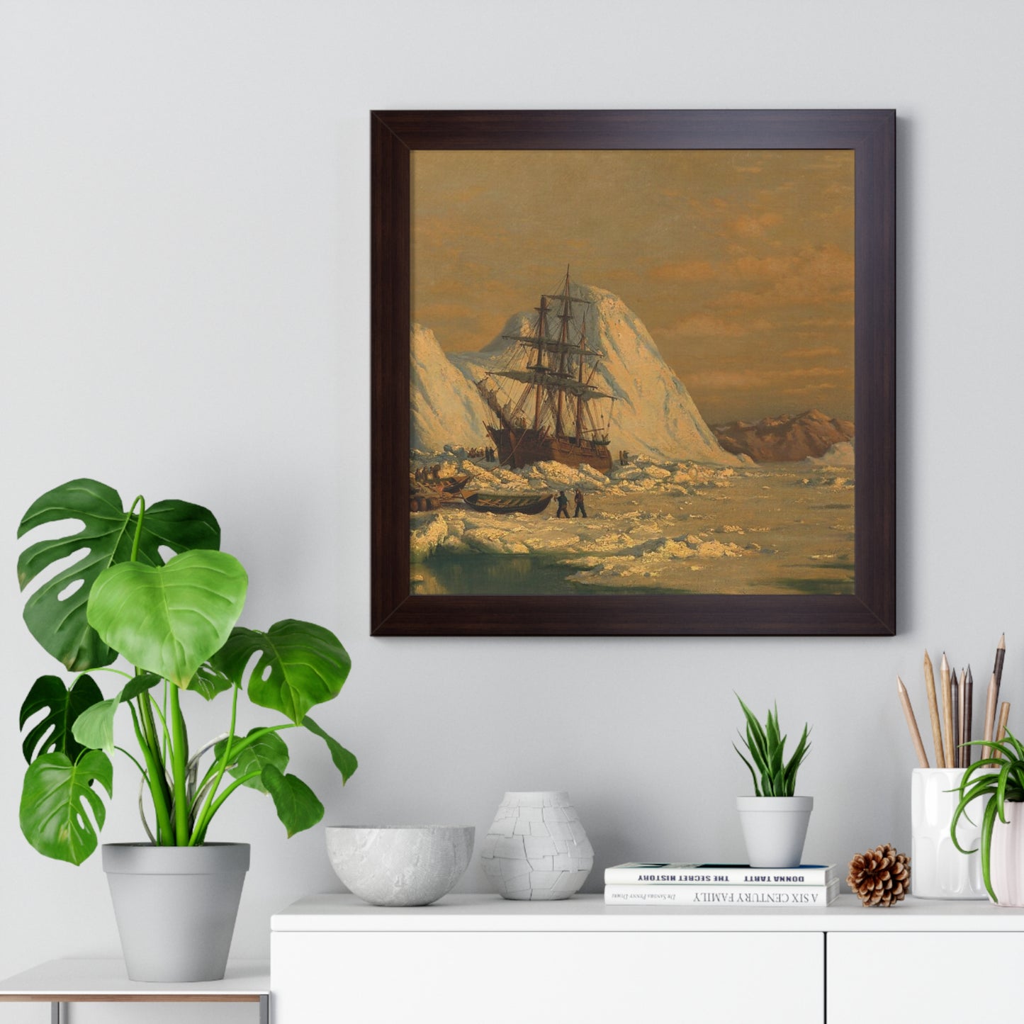 An Incident of Whaling Framed Painting Poster