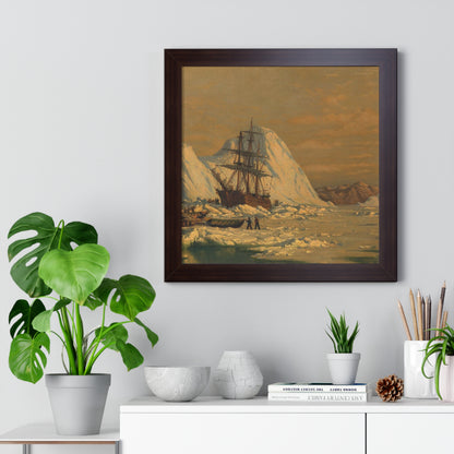 An Incident of Whaling Framed Painting Poster