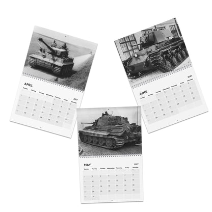 Vintage 2027 World War 2 Tank Calendar