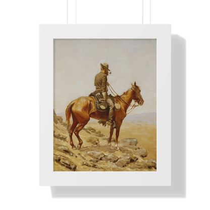 The Lookout Framed Painting Poster