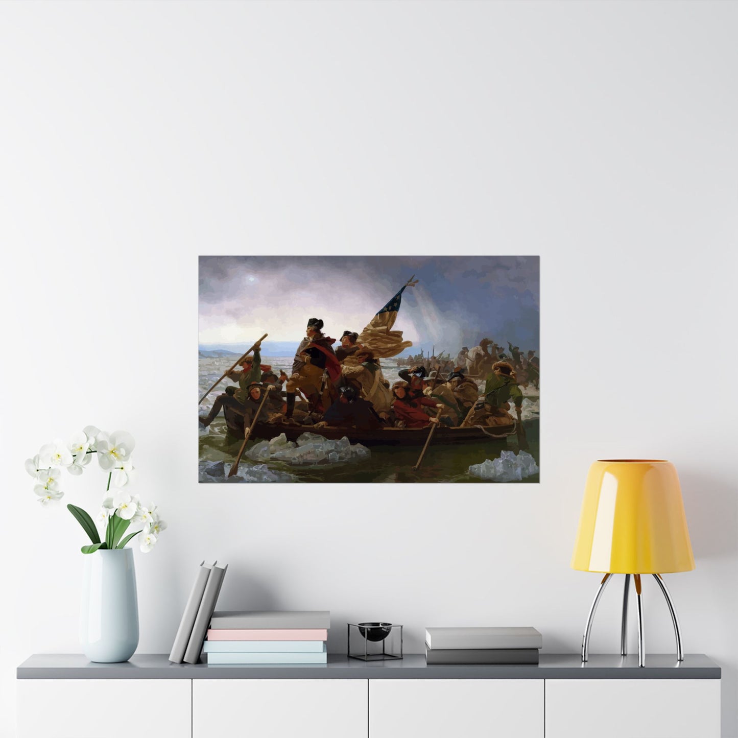 George Washington Crossing the Delaware Matte Poster