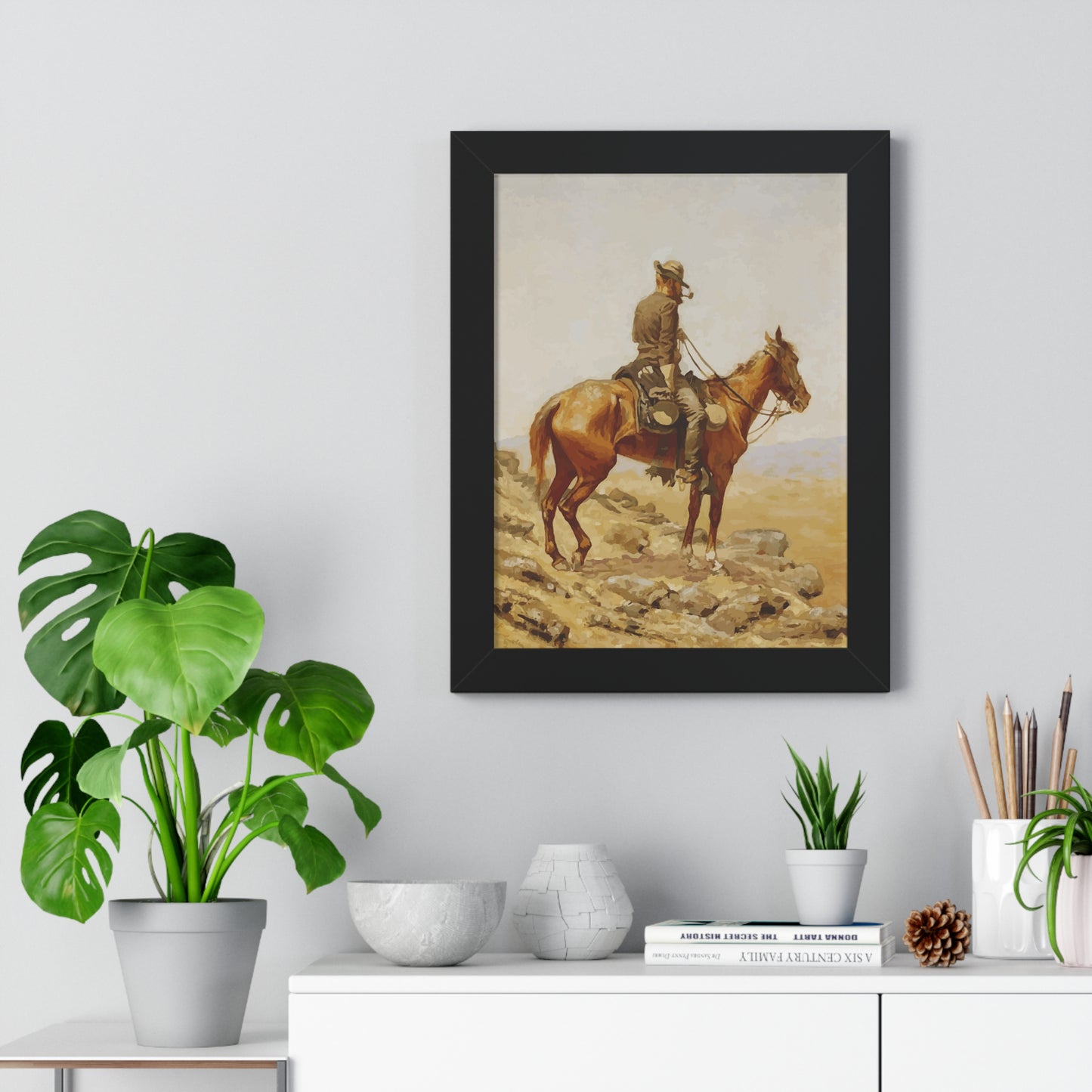 The Lookout Framed Painting Poster