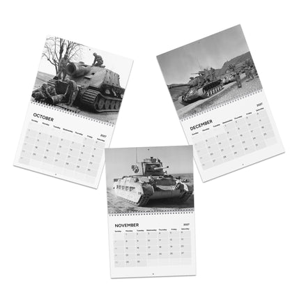 Vintage 2027 World War 2 Tank Calendar