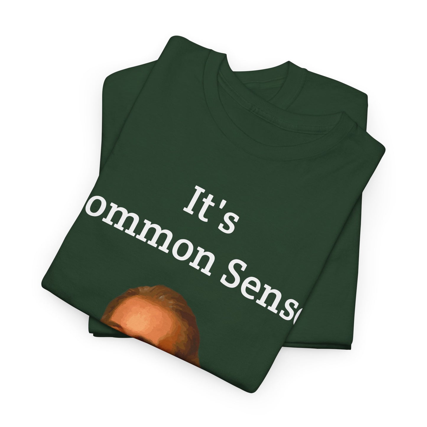 It's Common Sense Thomas Paine History Unisex Heavy Cotton T-Shirt