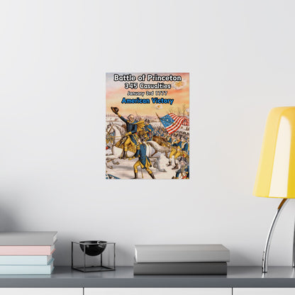 Battle of Princeton Vertical Matte Poster