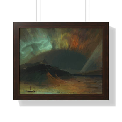 Historical Aurora Borealis Framed Painting Poster