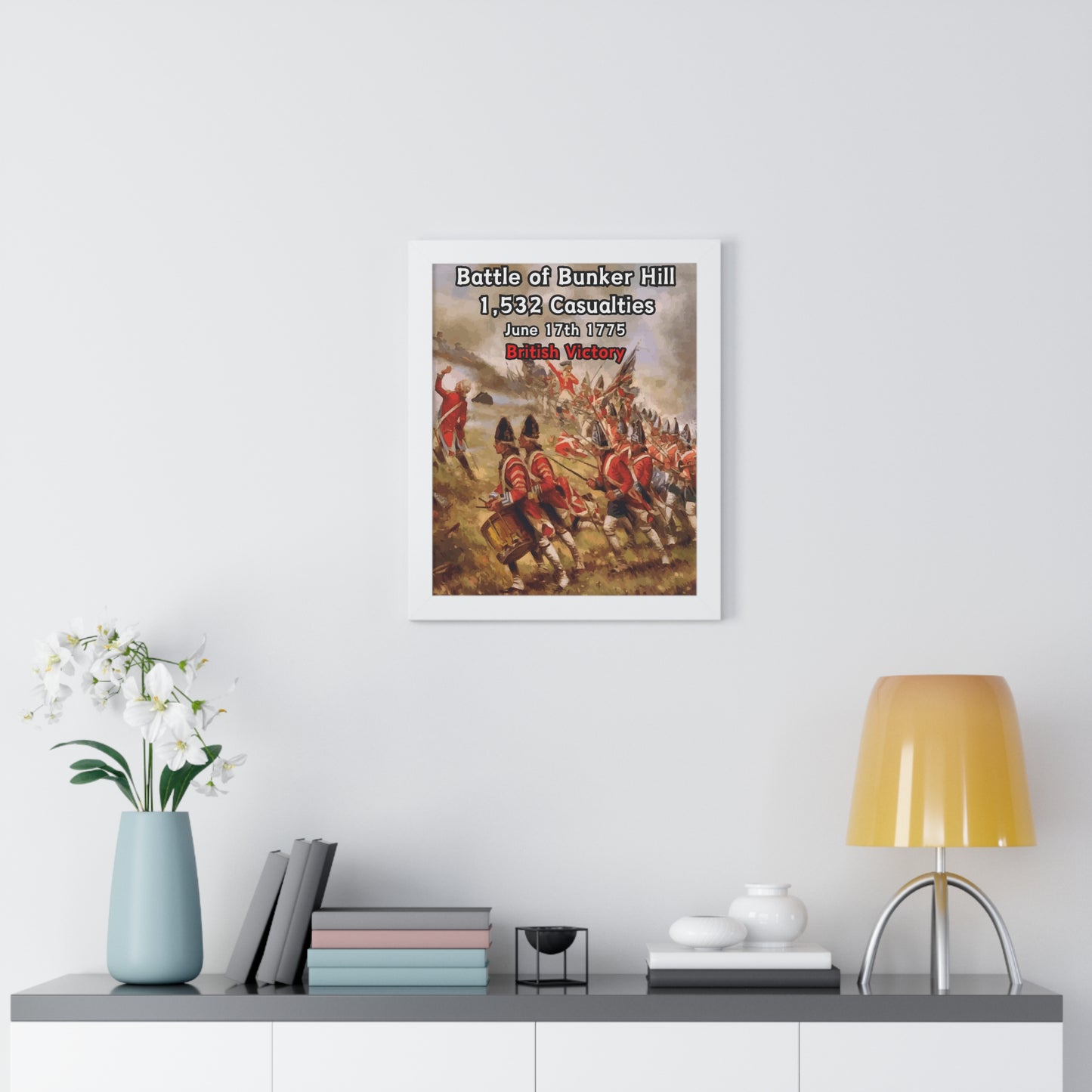 Battle of Bunker Hill Framed Poster