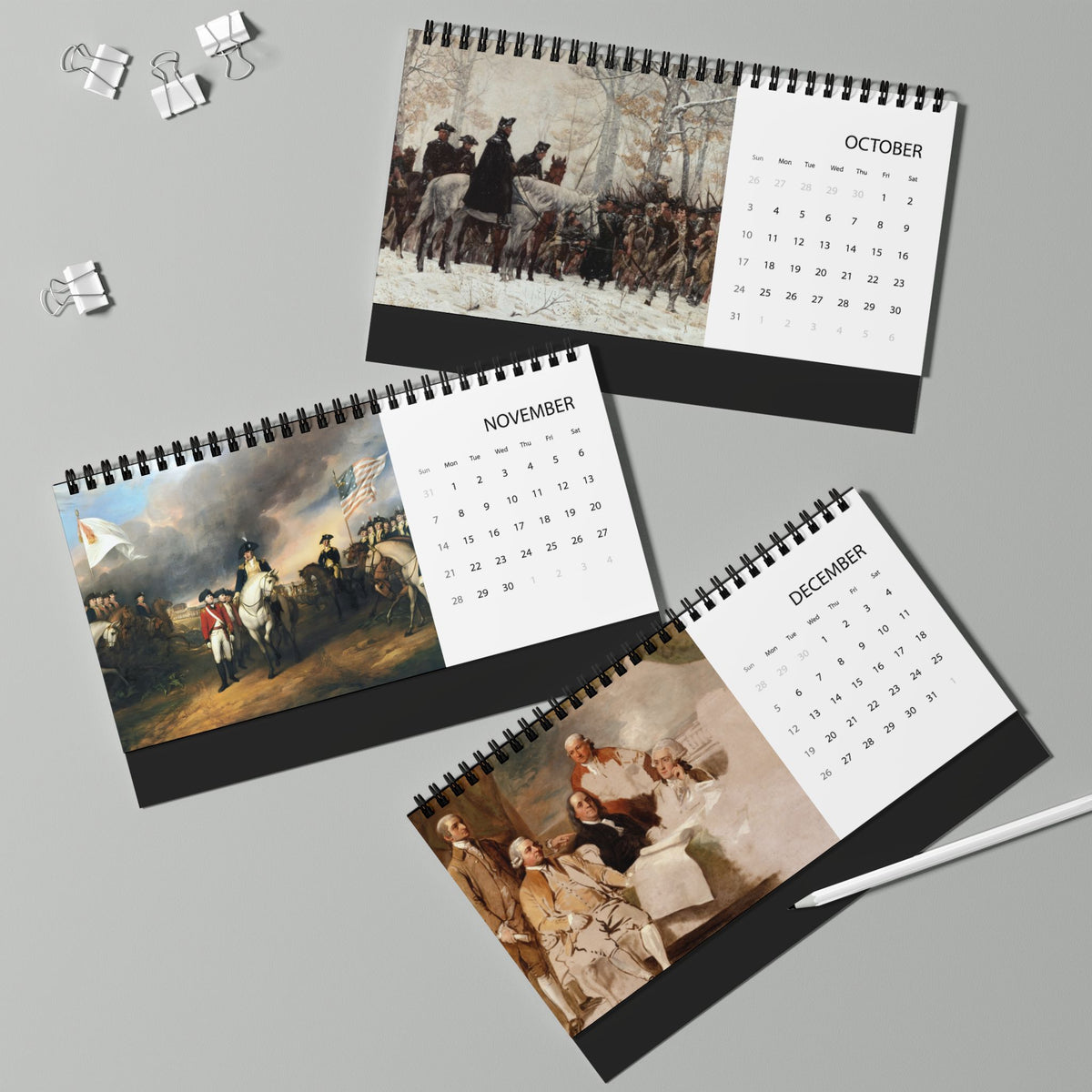Revolutionary War 2027 Desktop Calendar
