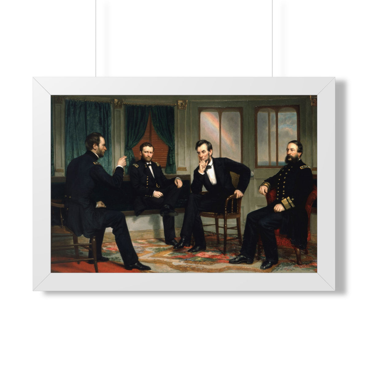 The Peacemakers Framed Print | George P. A. Healy, 1868