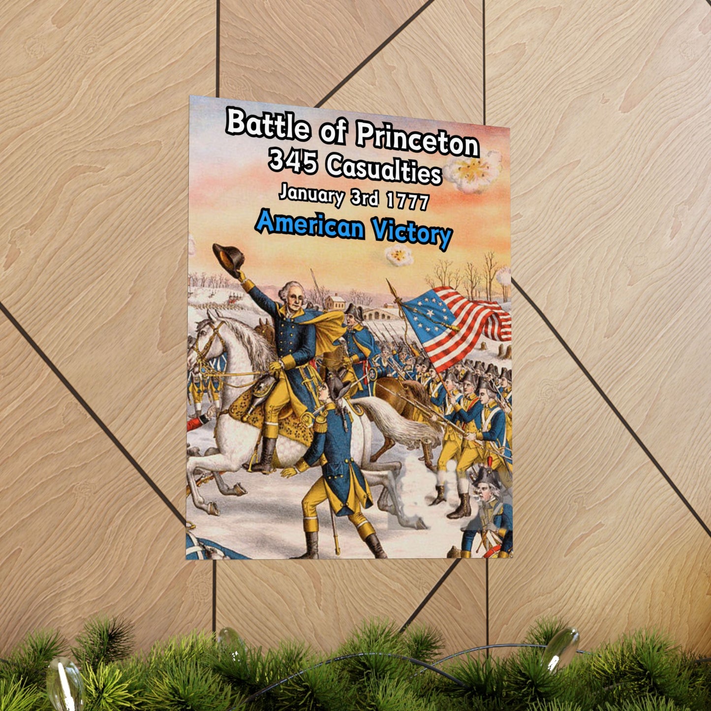 Battle of Princeton Vertical Matte Poster