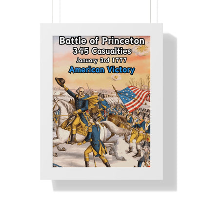 Battle of Princeton Framed Poster