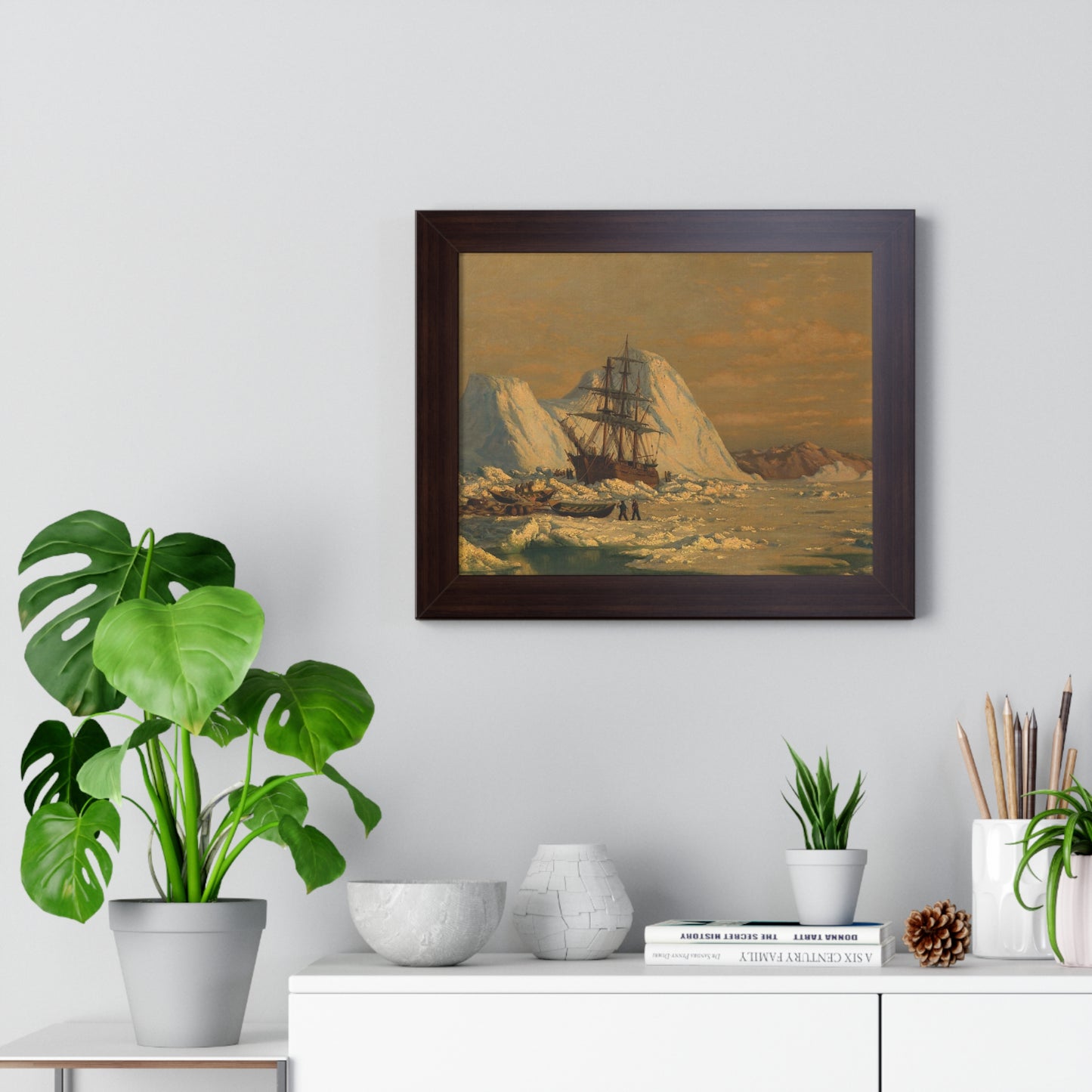 An Incident of Whaling Framed Painting Poster