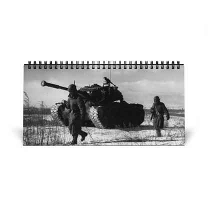 Vintage World War 2 Tank 2026 Desktop Calendar