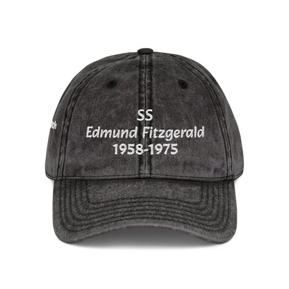Edmund Fitzgerald Embroidered Vintage Hat