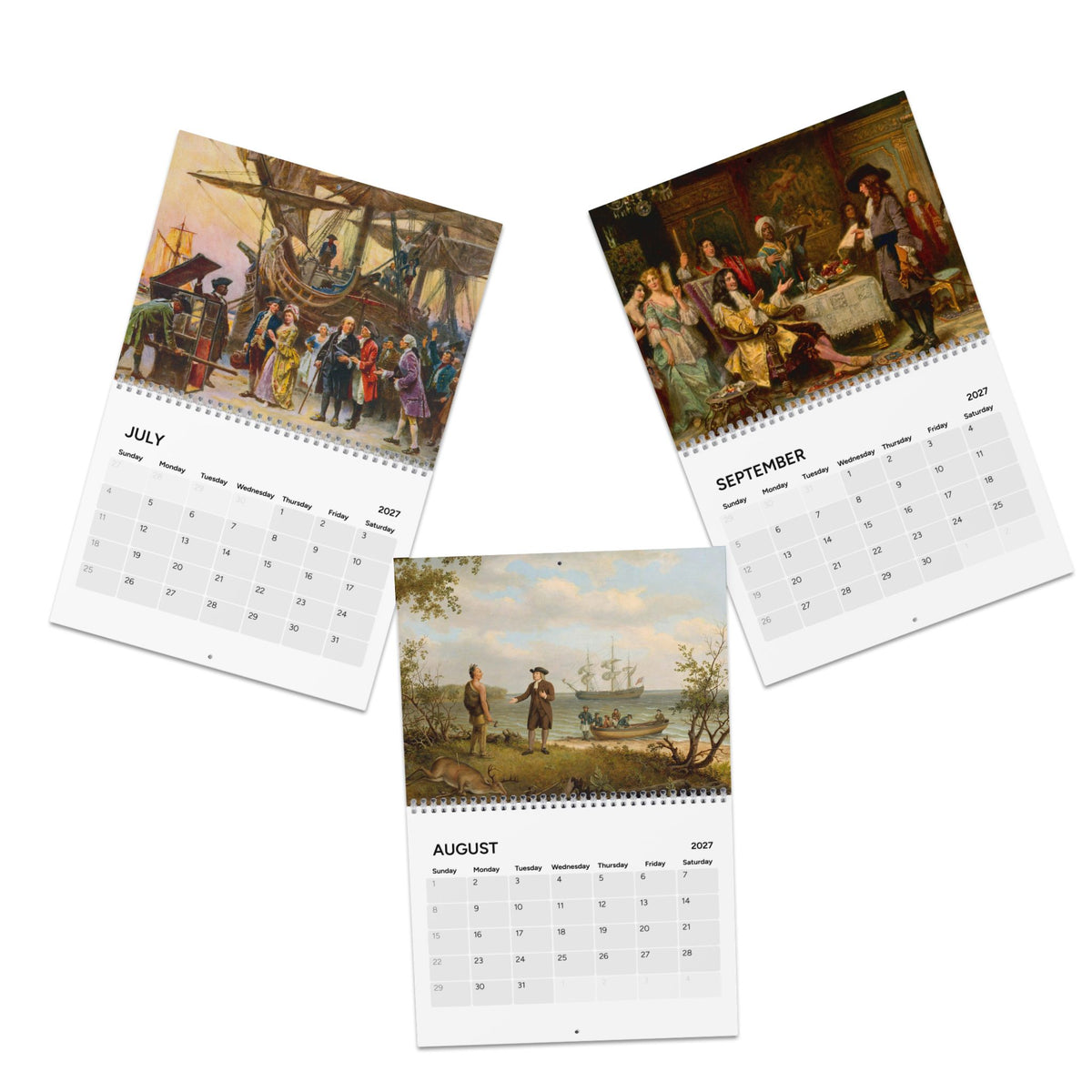Colonial America 2027 Wall Calendar