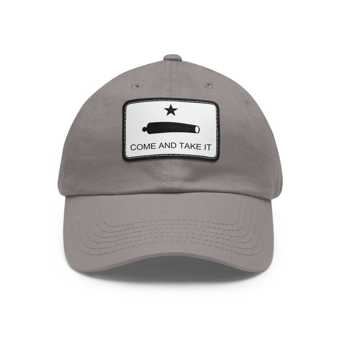 Come and Take It Leather Patch Hat