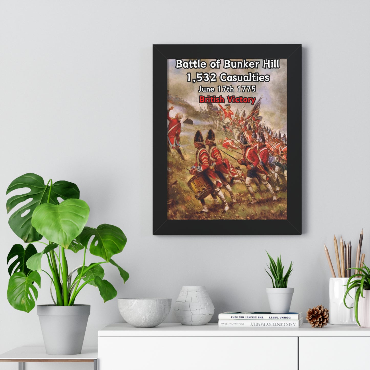 Battle of Bunker Hill Framed Poster