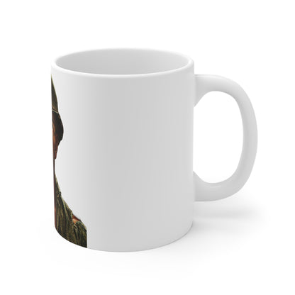 Thousand Yard Stare Soldier Mug