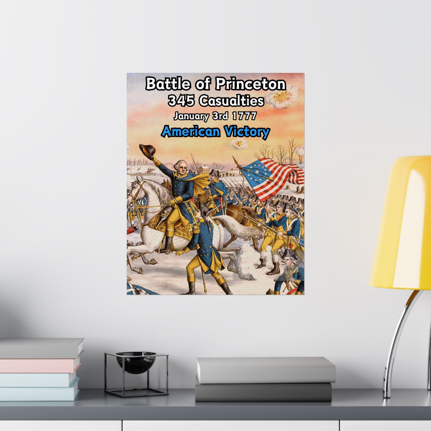 Battle of Princeton Vertical Matte Poster