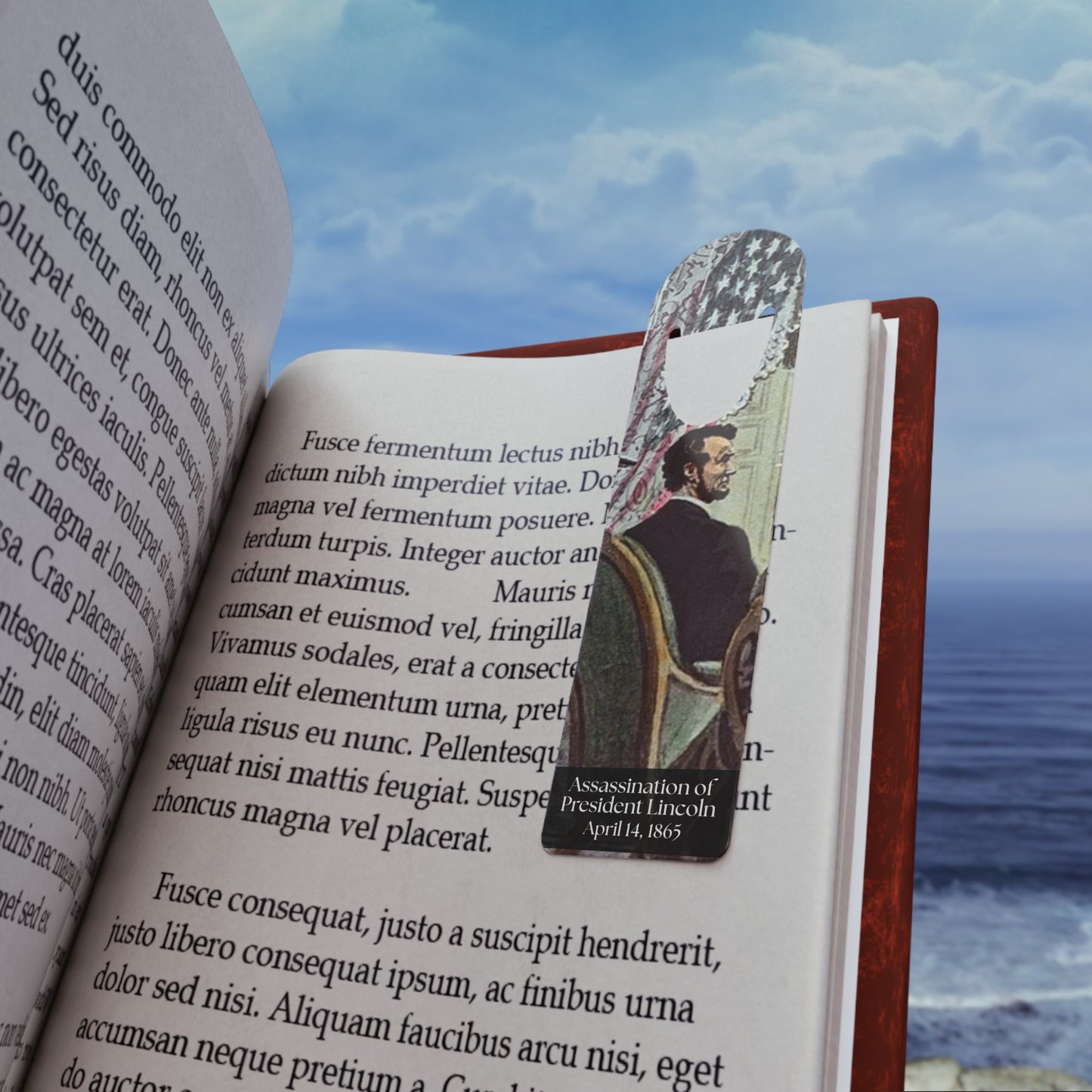 Lincoln Assassination Bookmark