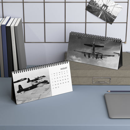 Vintage WW2 Bombers 2027 Desktop Calendar