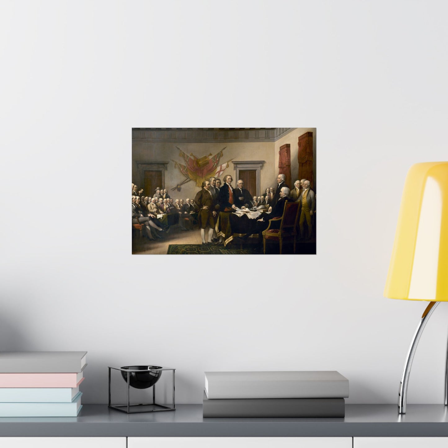 The Signing of The Declaration of Independence Matte Painting Poster