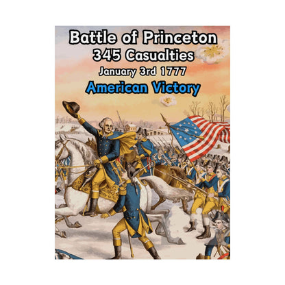 Battle of Princeton Vertical Matte Poster