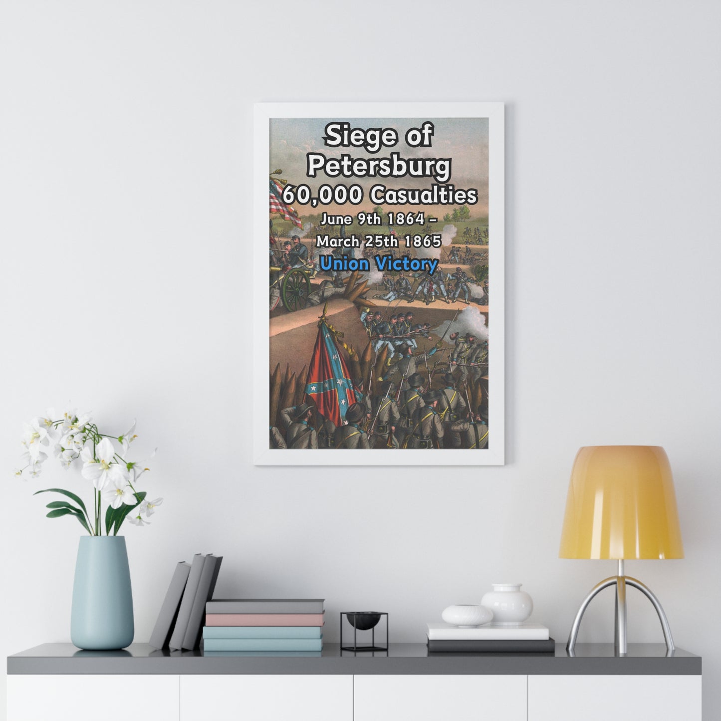 Siege of Petersburg Framed Poster