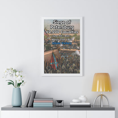 Siege of Petersburg Framed Poster