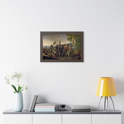 Landing of Columbus Framed Print | John Vanderlyn, 1847