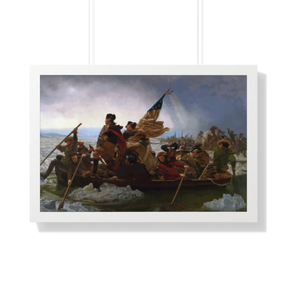 George Washington Crossing the Delaware Framed Painting Poster