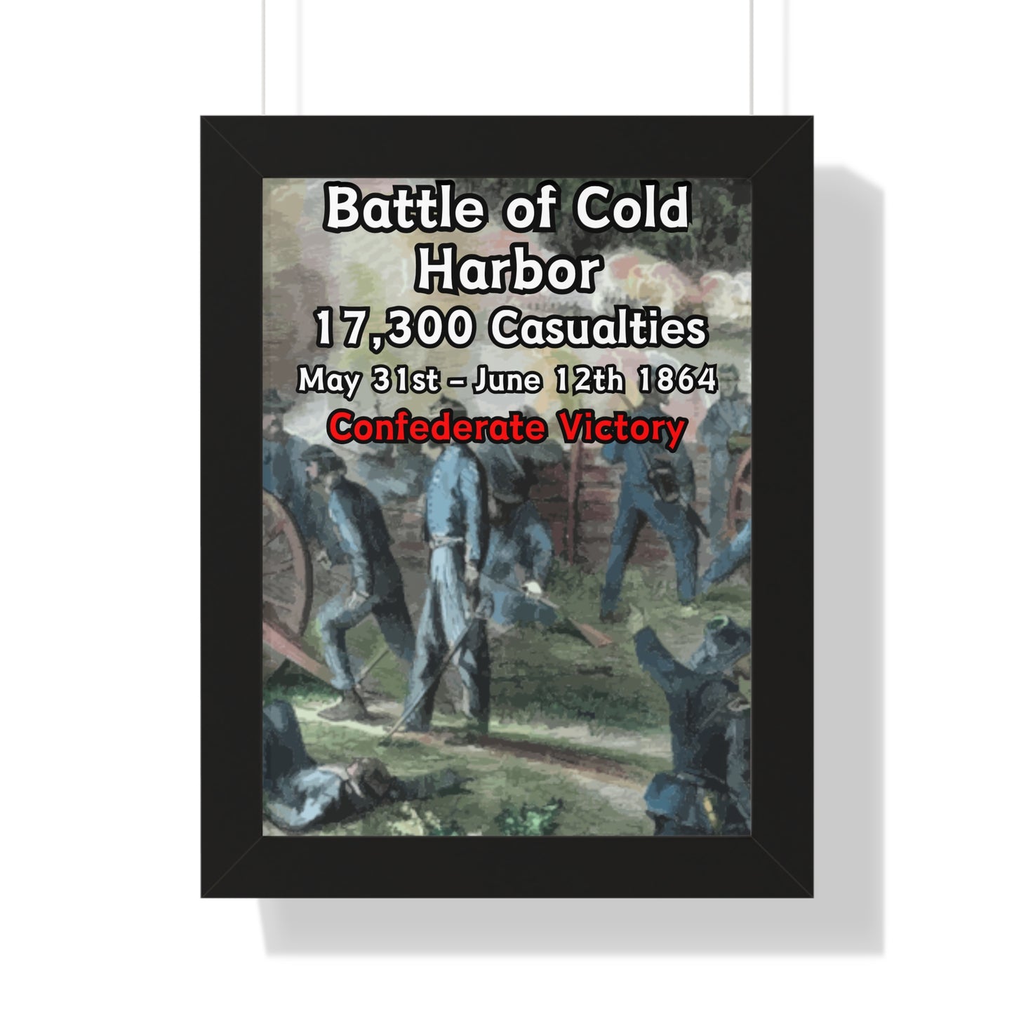 Battle of Cold Harbor Framed Poster