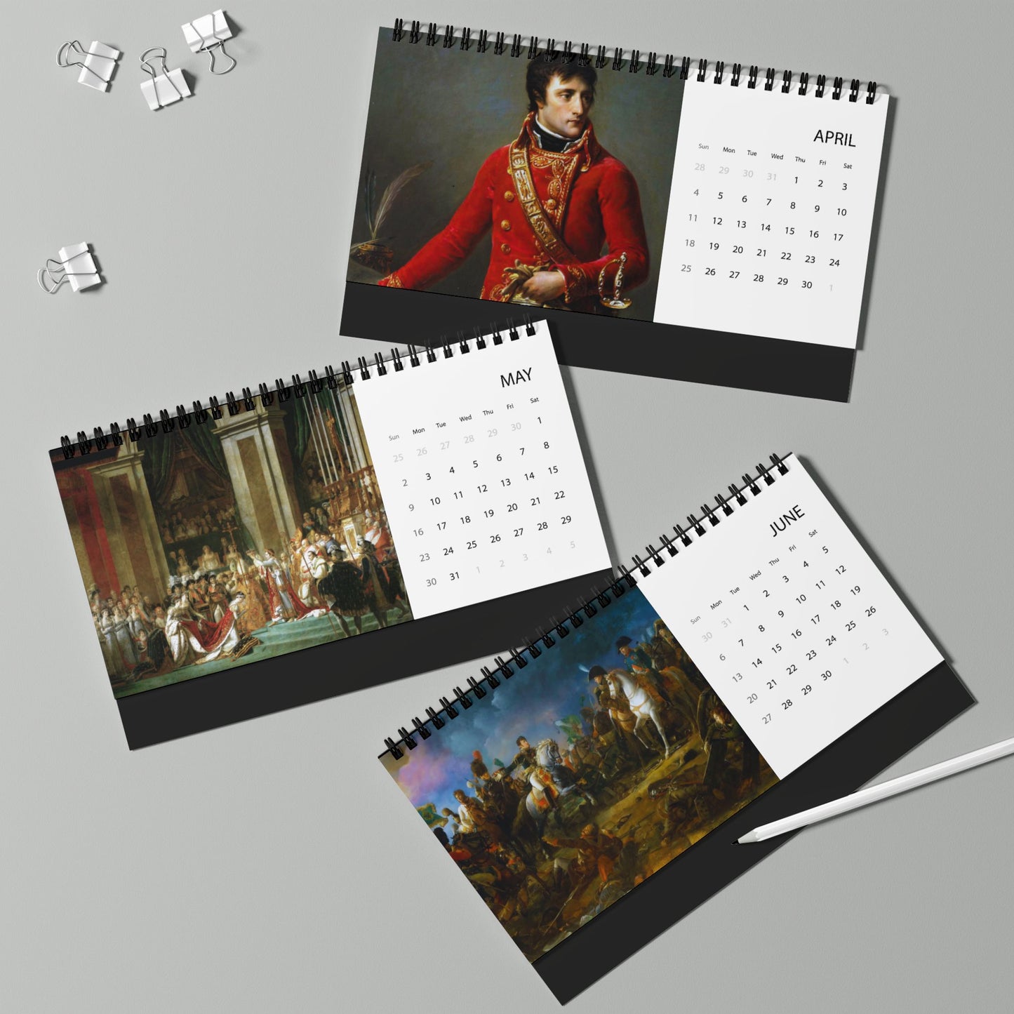 Life of Napoleon Bonaparte 2027 Desktop Calendar