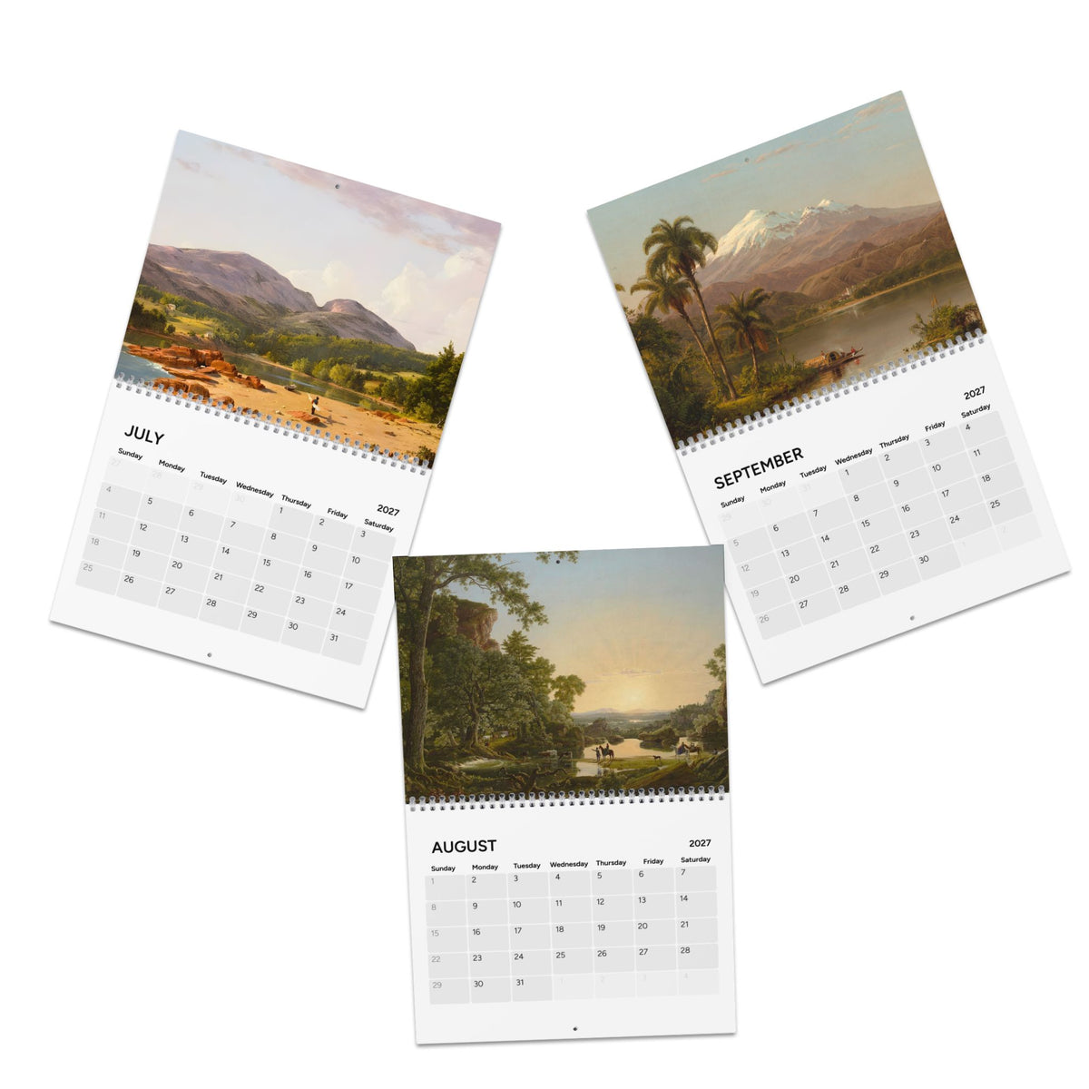 Frederic Edwin Church 2027 Wall Calendar