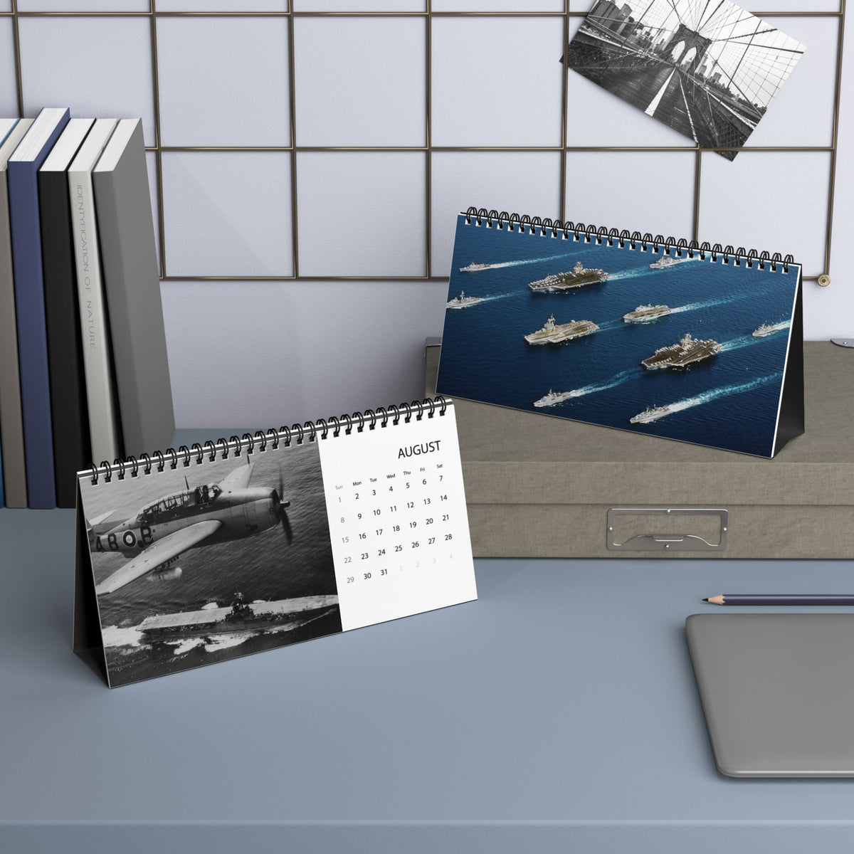Naval Aircraft Carrier Desktop Calendar 2027