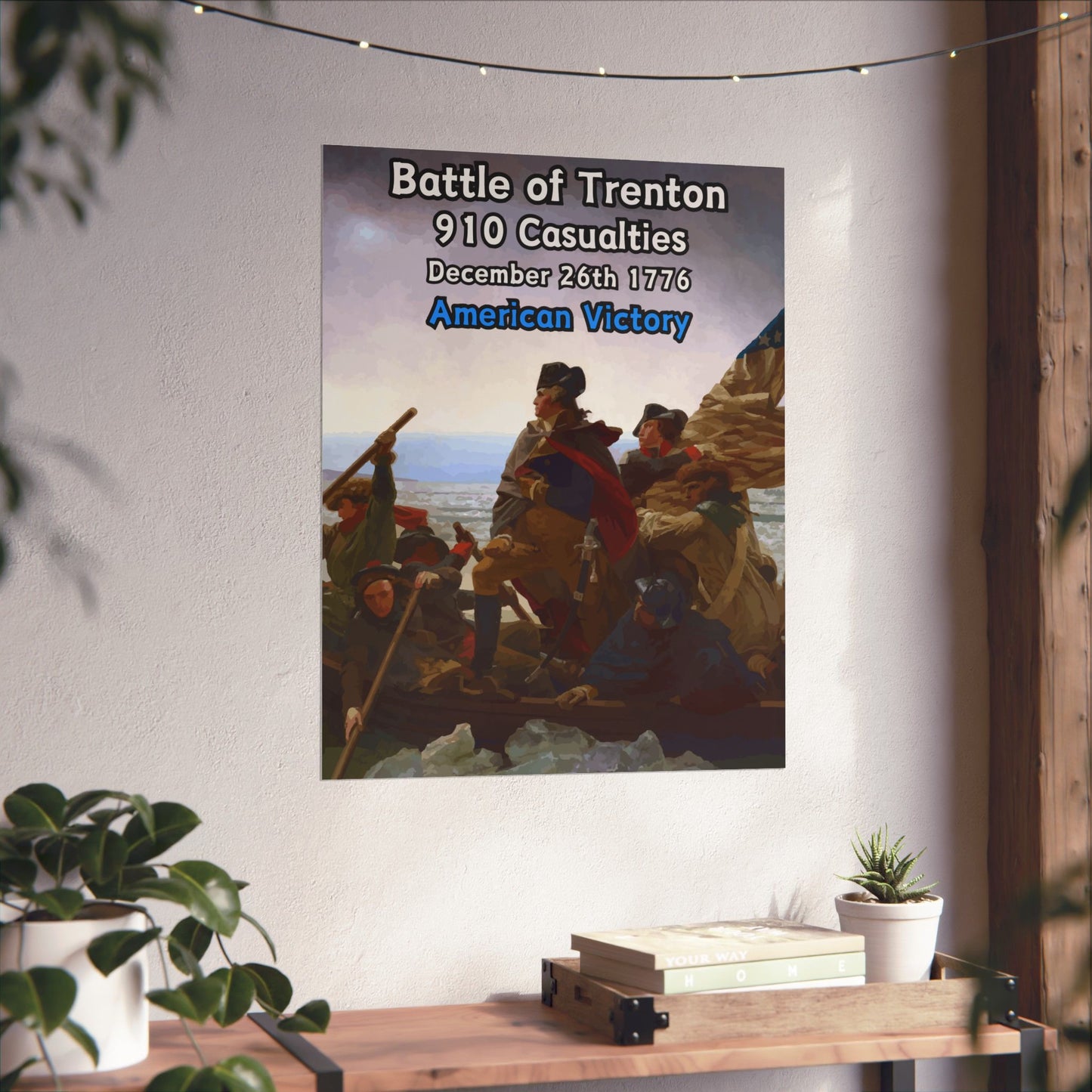 Battle of Trenton Vertical Matte Poster