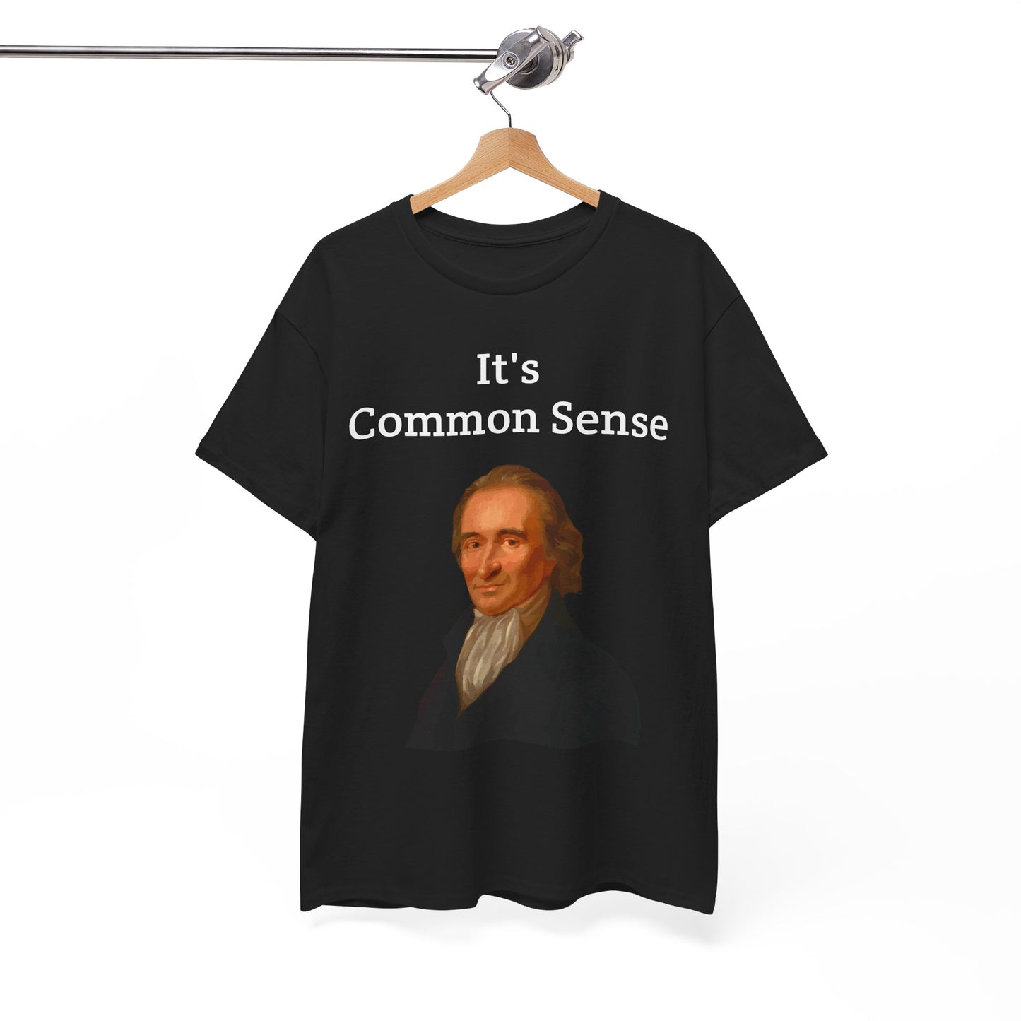 It's Common Sense Thomas Paine History Unisex Heavy Cotton T-Shirt