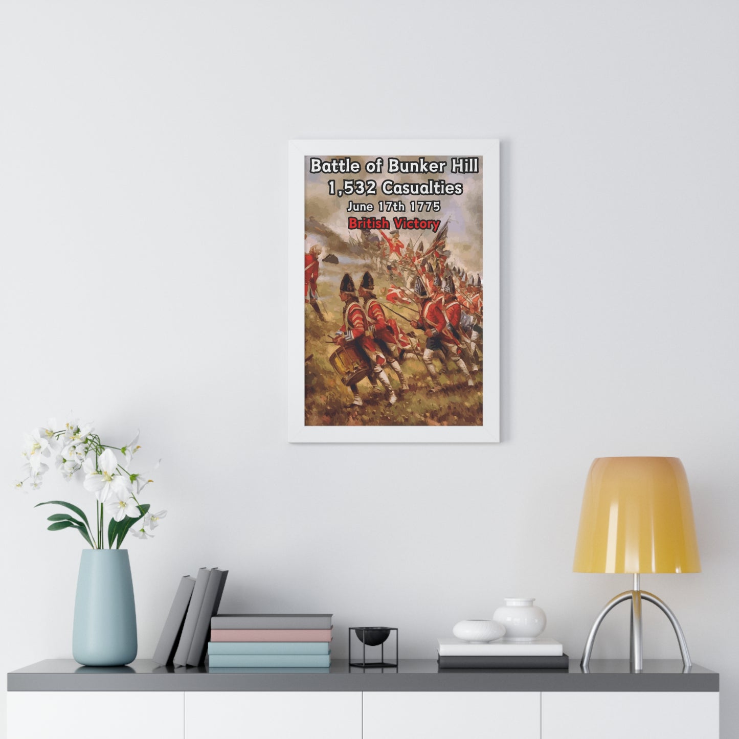 Battle of Bunker Hill Framed Poster